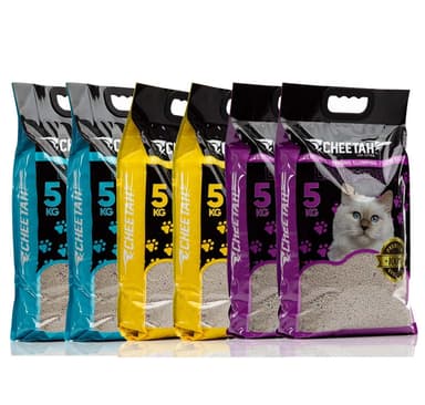 CHEETAH Cat Litter, 3x2in1, 30Kg (33.6L)