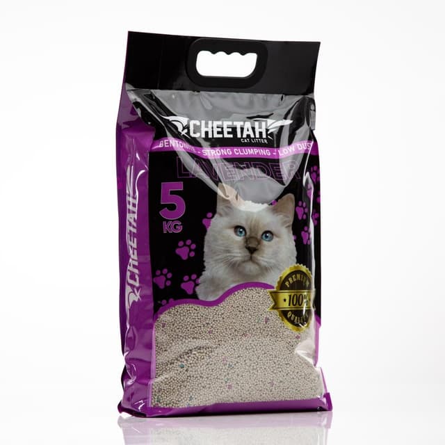 CHEETAH Cat litter, Lavender Scented, 5Kg (5.6L)