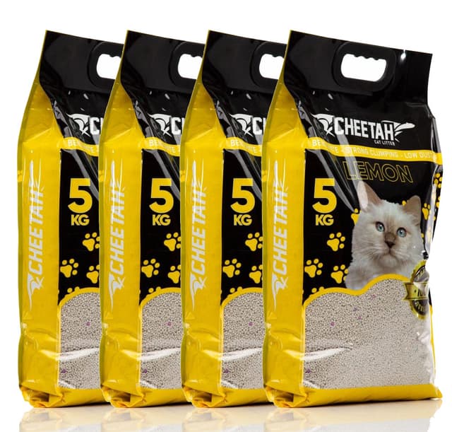 CHEETAH Cat Litter, Lemon Scented, 20Kg (22.4L)