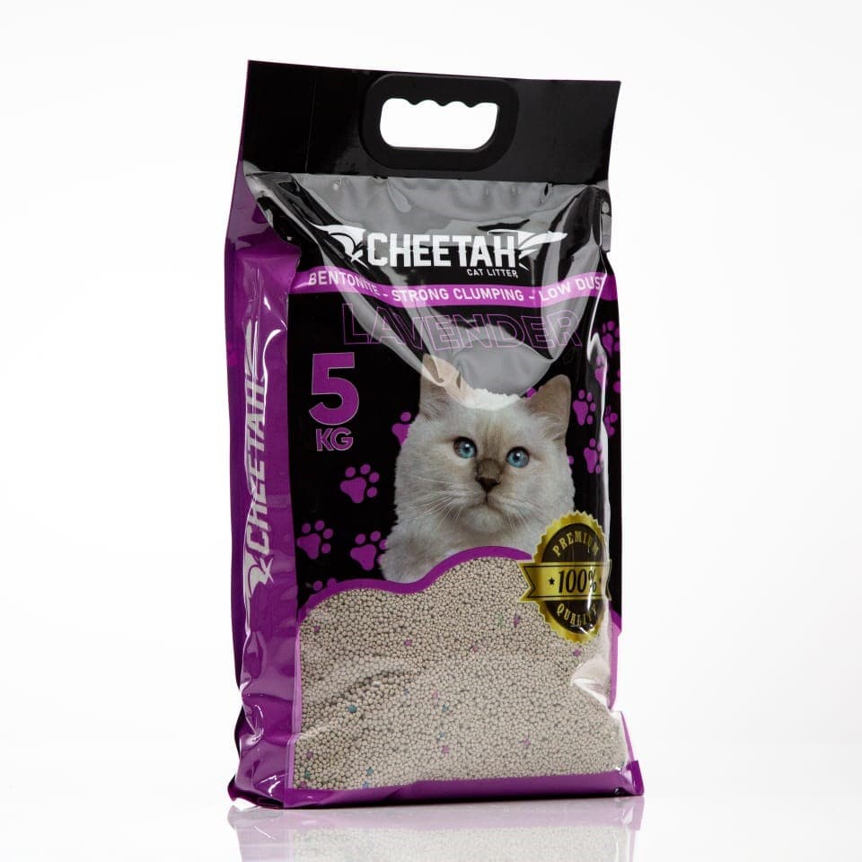 Cat litter bentonite lavender scent 5kg (5.6L)
